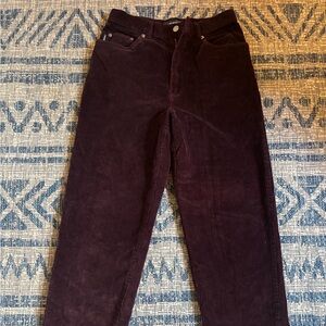 Ralph Lauren women’s Corduroy Pants in Rich Purple